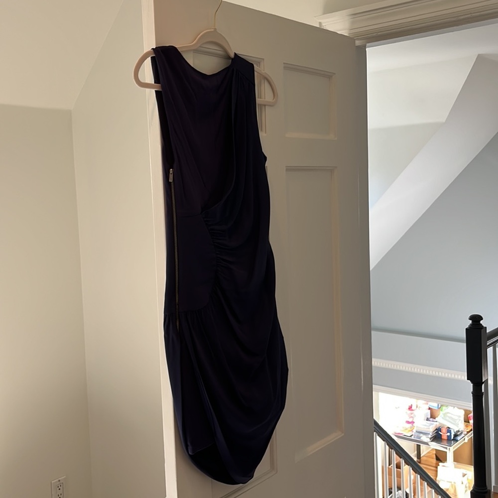 BCBGMAXAZRIA blue dress! Perfect for a cocktail party or wedding! - Picture 3 of 5